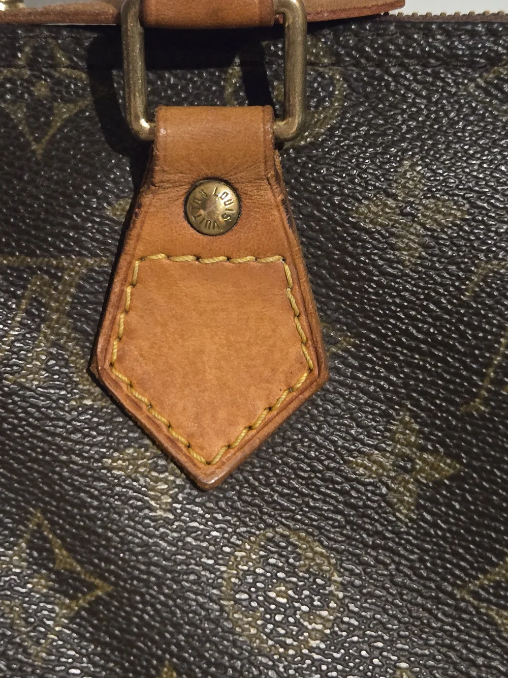 Louis Vuitton Brown Monogram Speedy 25, Made In France November 2003